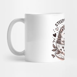 Cozy Hedgehog Tea Time Mug